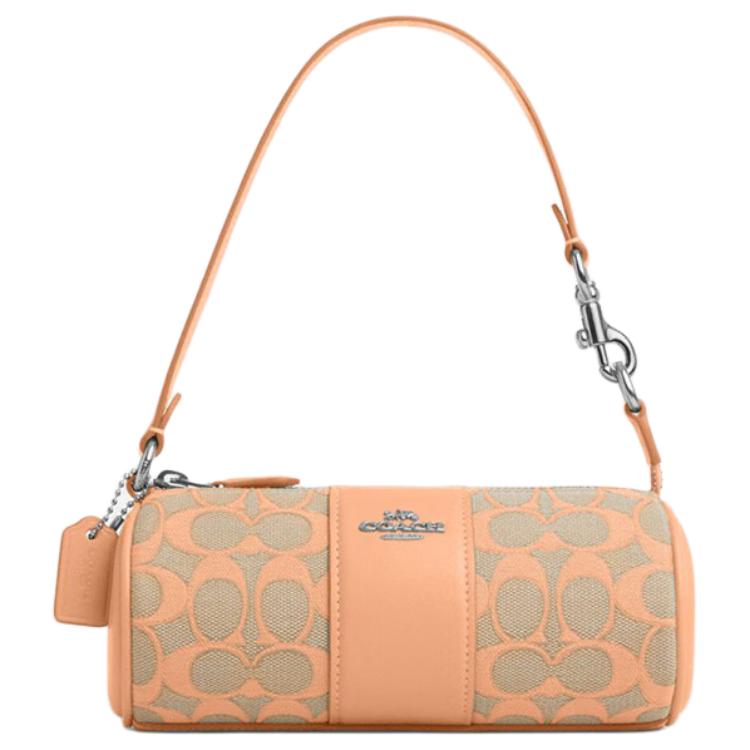 COACH Женская одноплечевая сумка из ткани с кожаными вставками малого размера светло-оранжевая мультиколор
COACH Женская одноплечевая сумка из ткани с кожаными вставками малого размера светло-оранжевая мультиколор