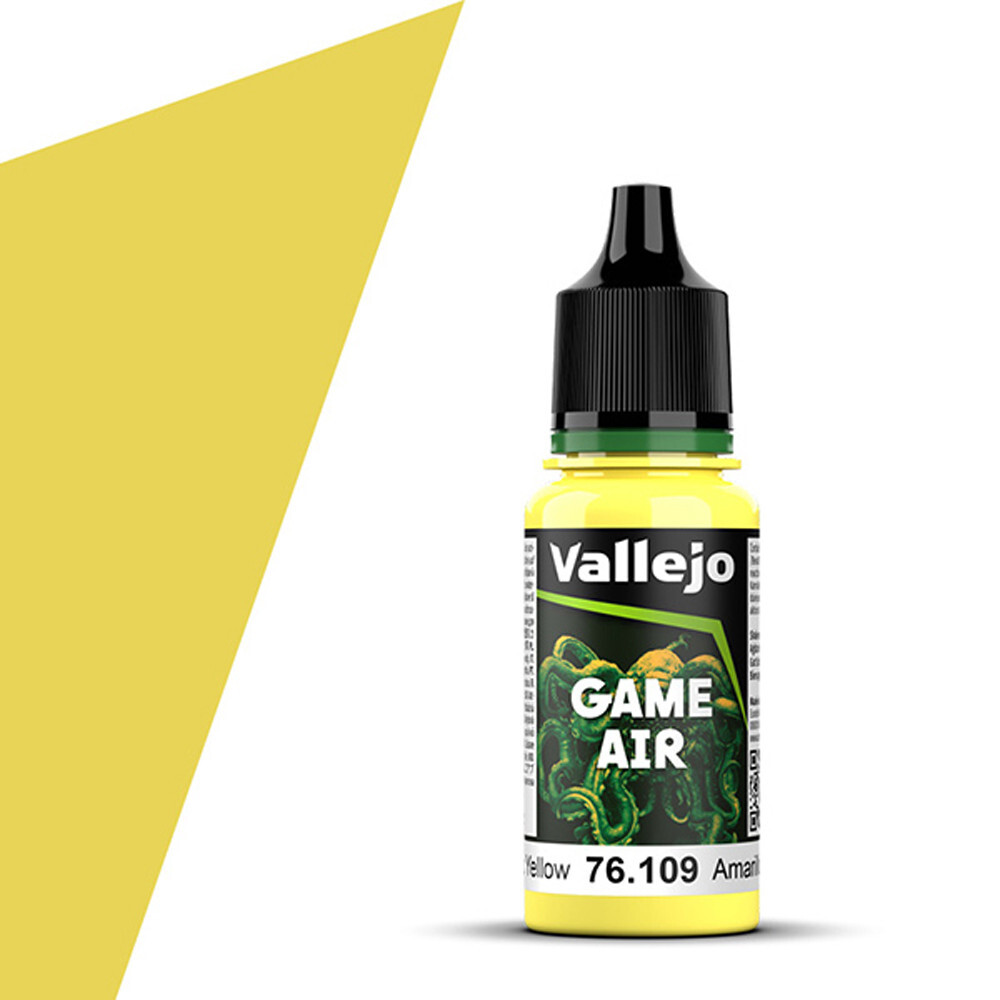 Аксессуары Vallejo Game Air: Toxic Yellow (18ml)
Аксессуары Vallejo Game Air: Toxic Yellow (18ml)