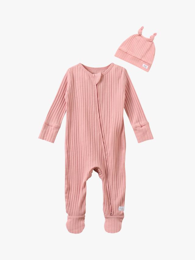 Детский хлопчатобумажный комбинезон для сна и комплект шляп Angel & Rocket, розовый
Детский хлопчатобумажный комбинезон для сна и комплект шляп Angel & Rocket, розовый