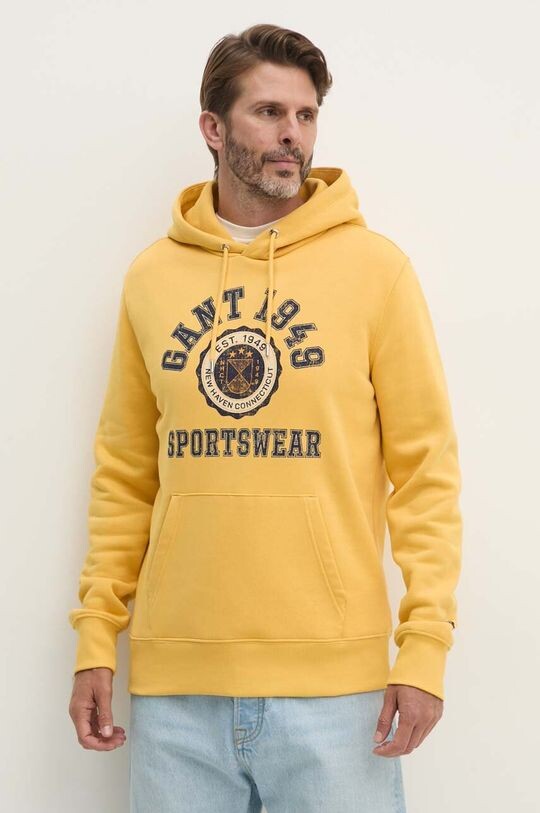 Толстовка Gant, желтый
Толстовка Gant, желтый