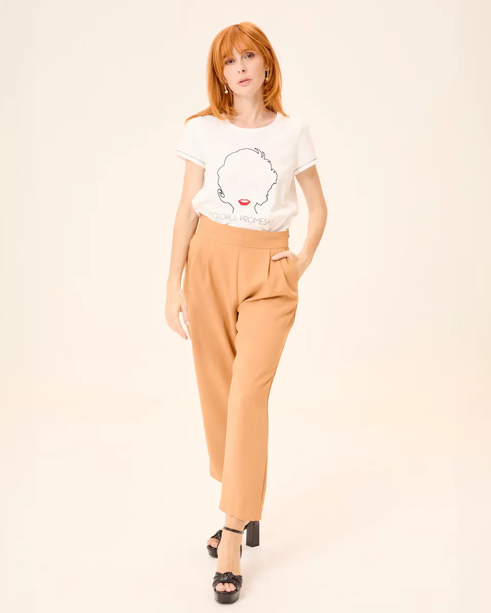 Женская футболка Muse с коротким рукавом и принтом спереди Dolores Promesas, белый
Женская футболка Muse с коротким рукавом и принтом спереди Dolores Promesas, белый