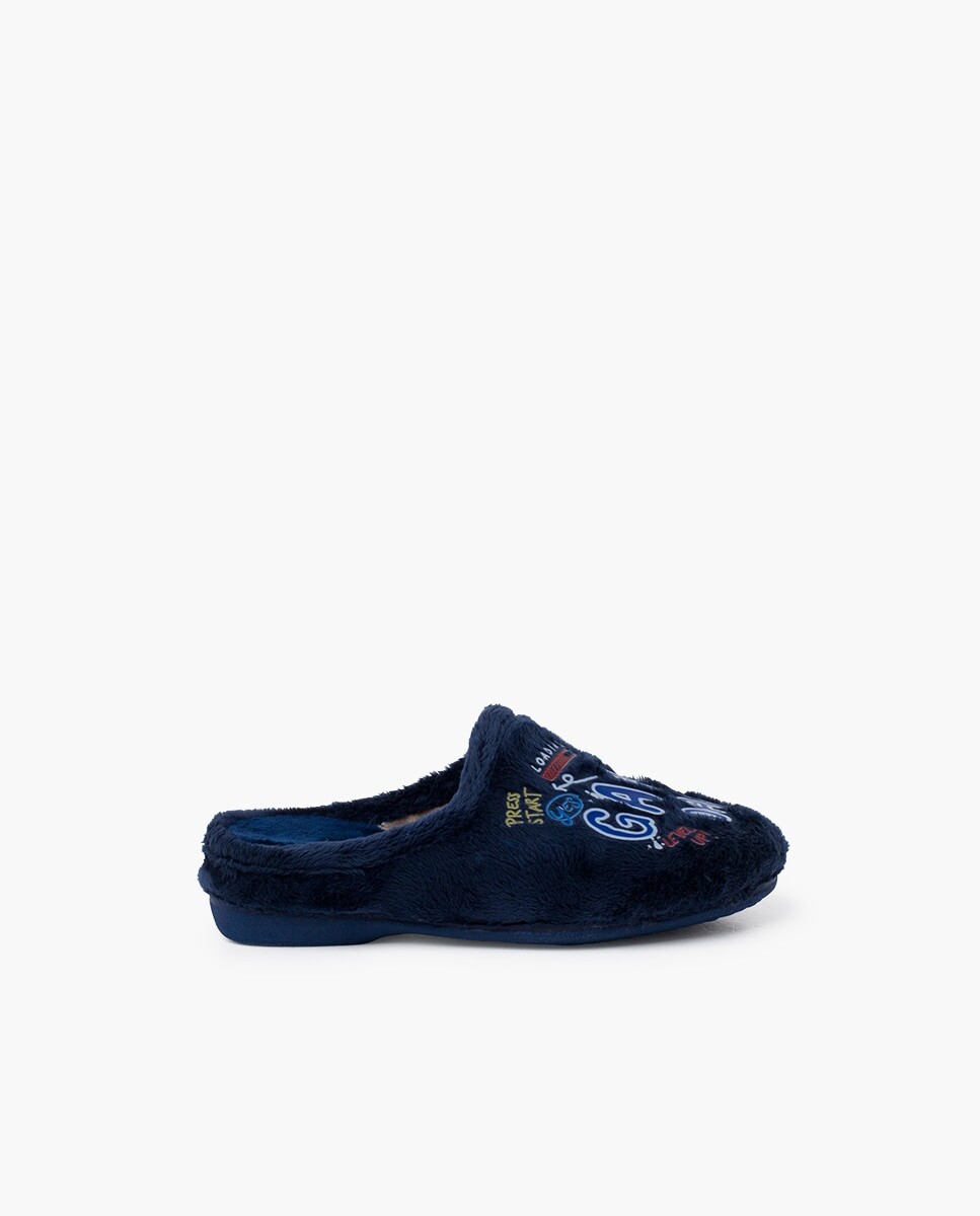 Детские тапочки-сабо с игровым рисунком Pisamonas, темно-синий
Детские тапочки-сабо с игровым рисунком Pisamonas, темно-синий