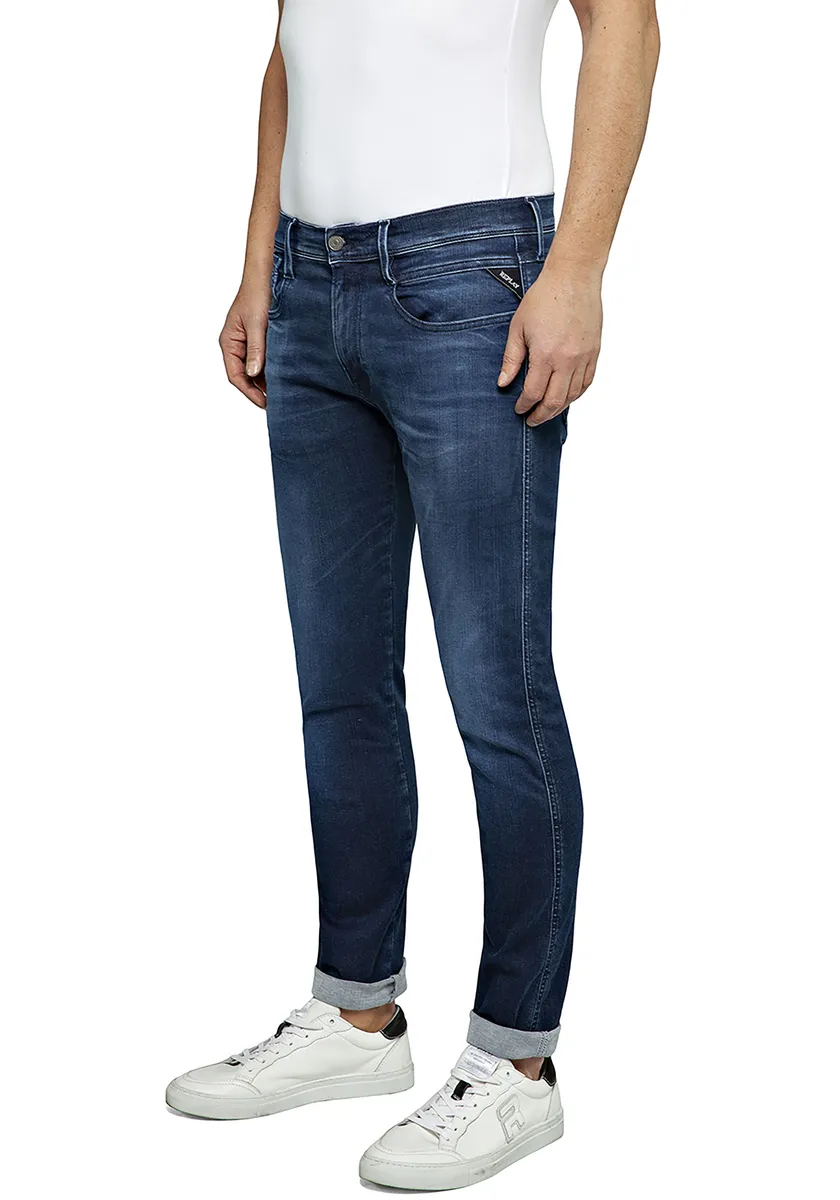 Джинсы узкого кроя Replay "ANBASS HYPERFLEX BIO", синий
Джинсы узкого кроя Replay "ANBASS HYPERFLEX BIO", синий