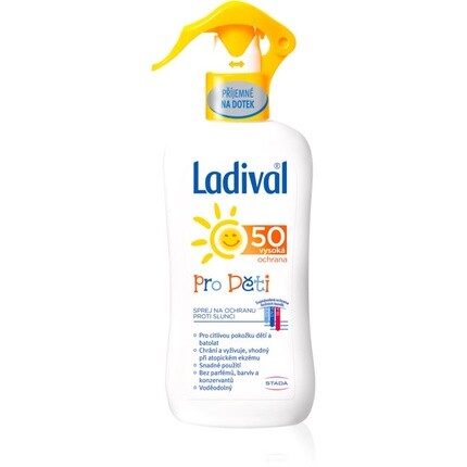 Детский солнцезащитный спрей SPF 50 200 мл Ladival
Детский солнцезащитный спрей SPF 50 200 мл Ladival