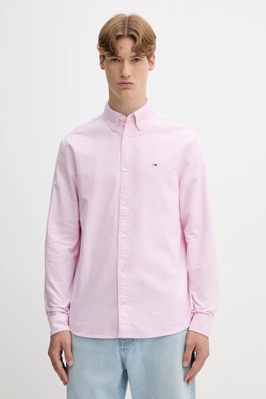 Хлопковая рубашка Tommy Jeans, розовый
Хлопковая рубашка Tommy Jeans, розовый