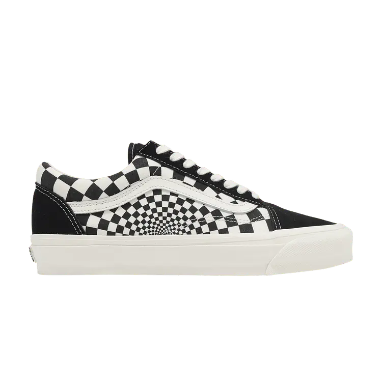 Кроссовки Vans Old Skool 'Radial Checkerboard - Black Marshmallow', черный 
Кроссовки Vans Old Skool 'Radial Checkerboard - Black Marshmallow', черный