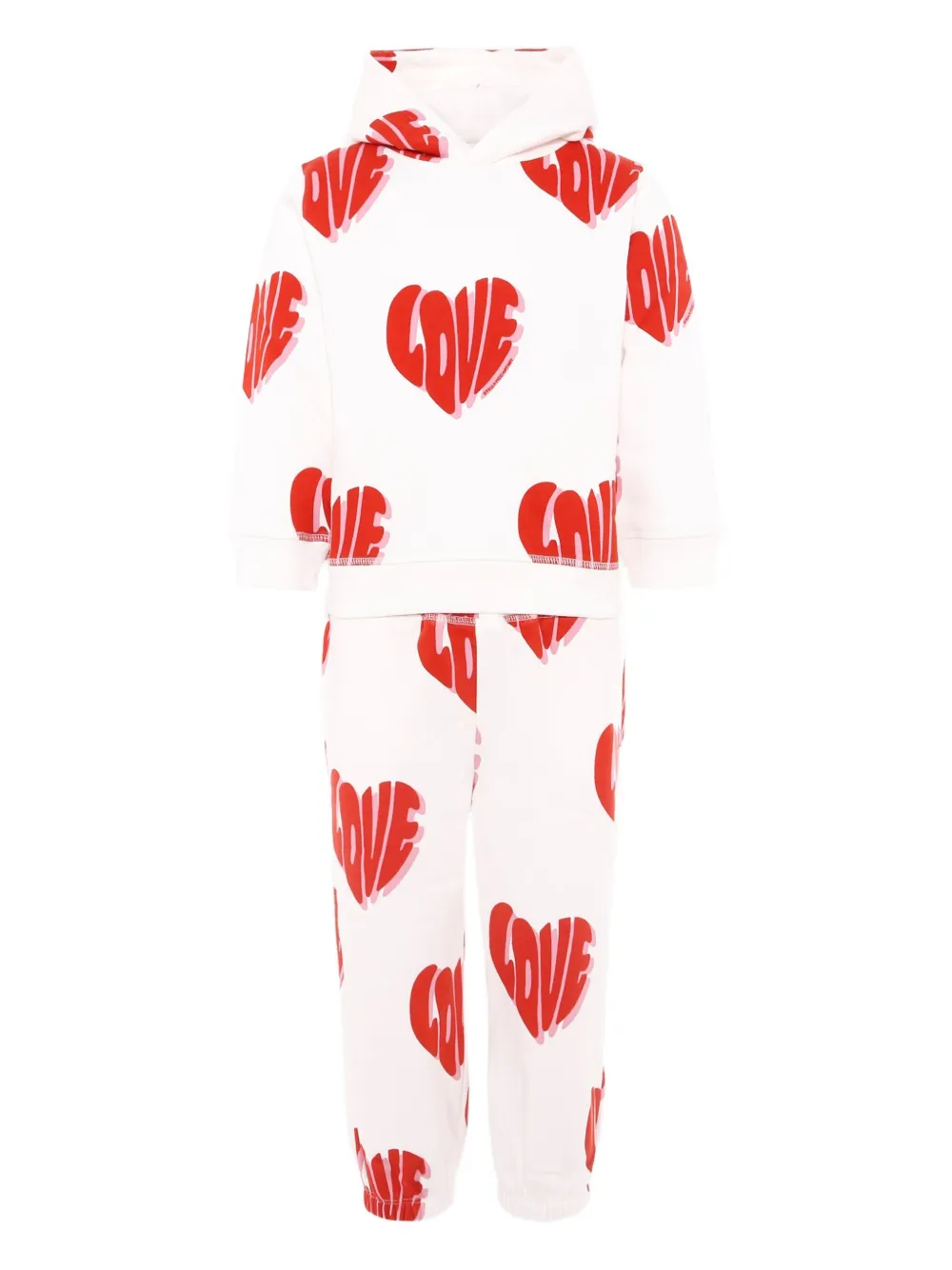 Комплект домашней одежды с принтом в виде сердца Stella McCartney Kids, белый
Комплект домашней одежды с принтом в виде сердца Stella McCartney Kids, белый