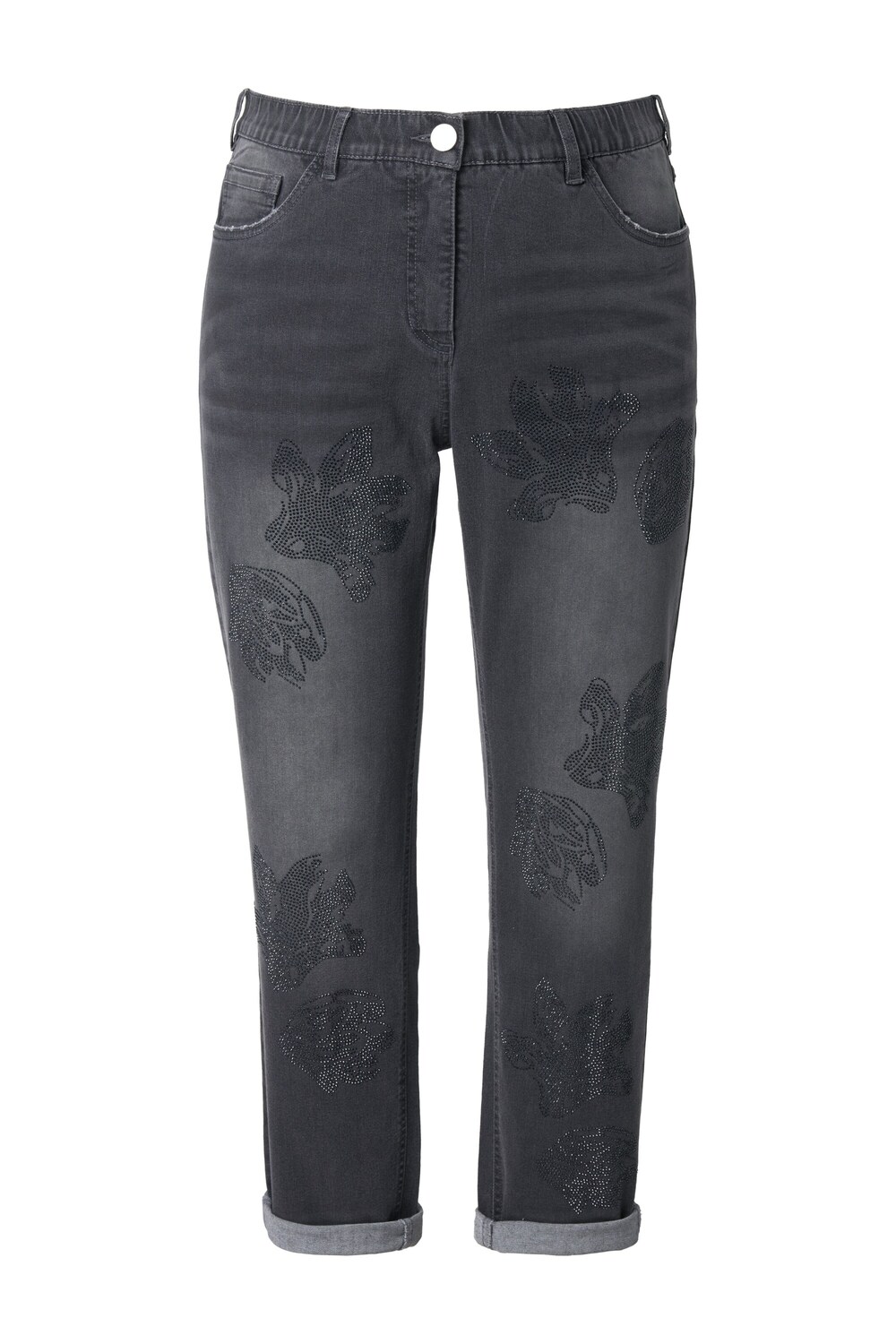 Ulla Popken Джинсы Regular в темно-сером цвете
Ulla Popken Джинсы Regular в темно-сером цвете