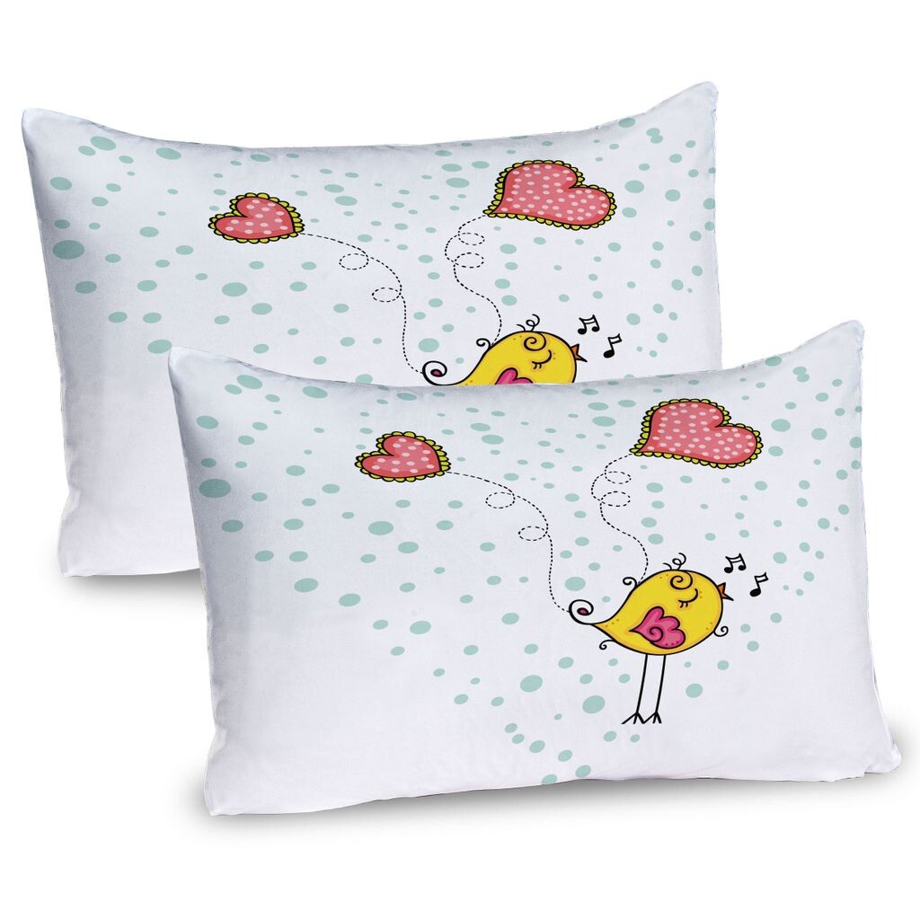 ABAKUHAUS Yellow Bird Чехлы на подушку, комплект из 2 шт., пастельная концепция ко Дню святого Валентина Right Singing Love Bird в горошек с сердечками, чехол для подушки с декоративным принтом, 80 x 40 см, многоцветный
ABAKUHAUS Yellow Bird Чехлы на подушку, комплект из 2 шт., пастельная концепция ко Дню святого Валентина Right Singing Love Bird в горошек с сердечками, чехол для подушки с декоративным принтом, 80 x 40 см, многоцветный