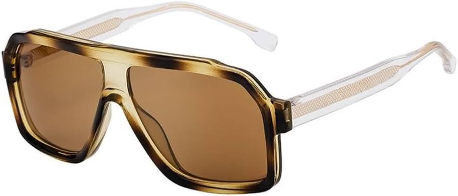 Солнцезащитные очки LVTFCO большого размера для мужчин и женщин, роскошные, модные, в винтажном стиле, для активного отдыха и вождения, с защитой от УФ-излучения UV400, C8yellowbrown
Солнцезащитные очки LVTFCO большого размера для мужчин и женщин, роскошные, модные, в винтажном стиле, для активного отдыха и вождения, с защитой от УФ-излучения UV400, C8yellowbrown