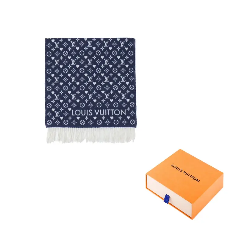 LOUIS VUITTON Кашемировый шовный шарф, Blue
LOUIS VUITTON Кашемировый шовный шарф, Blue