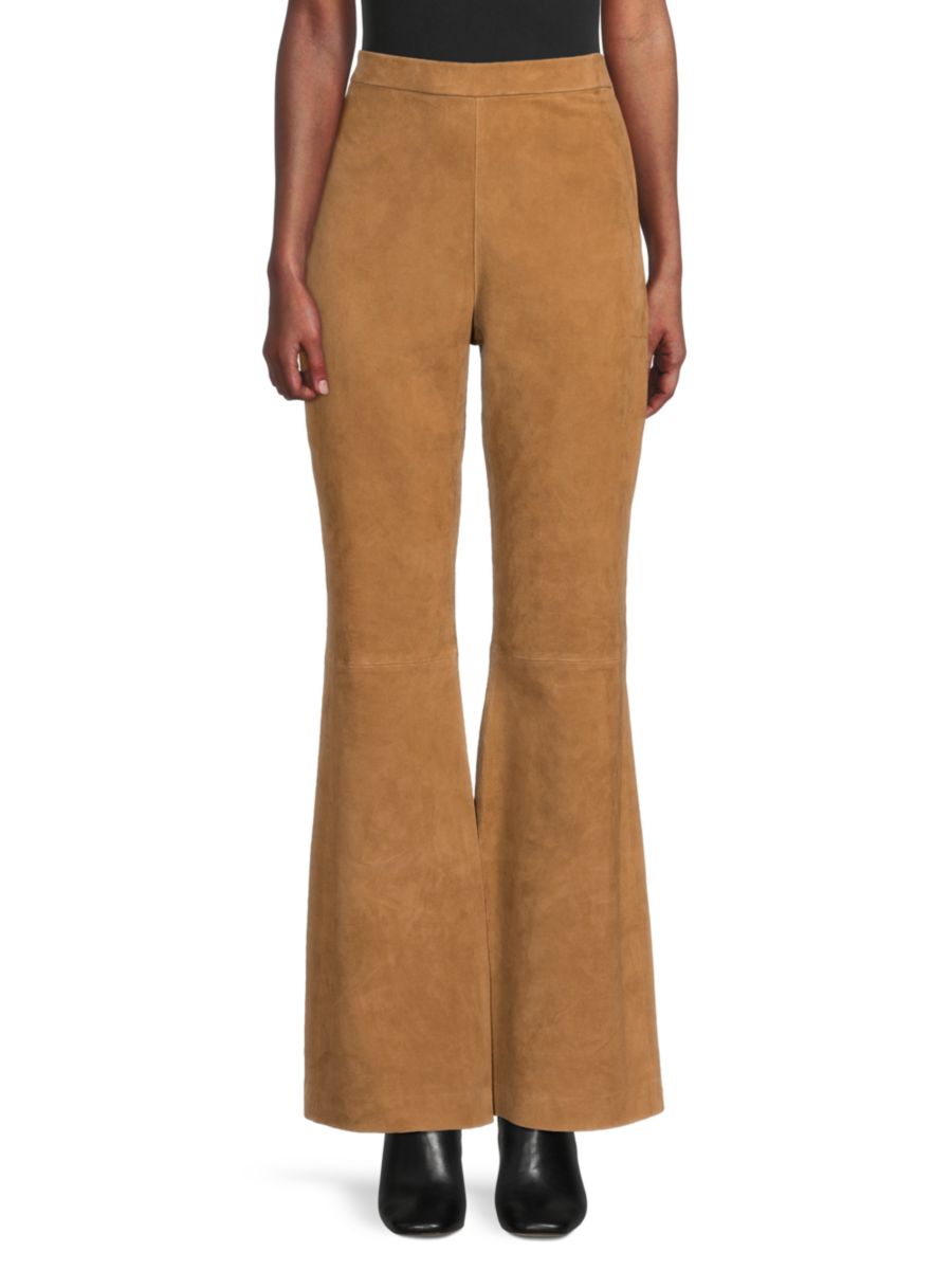 Кожаные брюки-клеш Joelle Kobi Halperin, бронзовый
Кожаные брюки-клеш Joelle Kobi Halperin, бронзовый