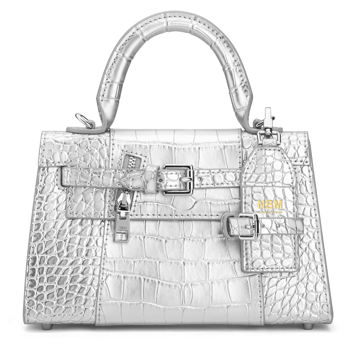 Nothingbutmini NothingButМини-женская сумочка, Крокодиловый узор серовато-белый
Nothingbutmini NothingButМини-женская сумочка, Крокодиловый узор серовато-белый