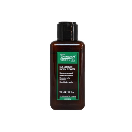 Натуральный очищающий шампунь Barber Gen для волос и бороды Framesi
Натуральный очищающий шампунь Barber Gen для волос и бороды Framesi