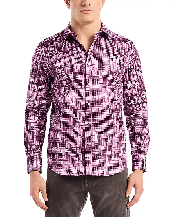 Рубашка Berkley с длинным рукавом и принтом, тканая Robert Graham, фиолетовый
Рубашка Berkley с длинным рукавом и принтом, тканая Robert Graham, фиолетовый
