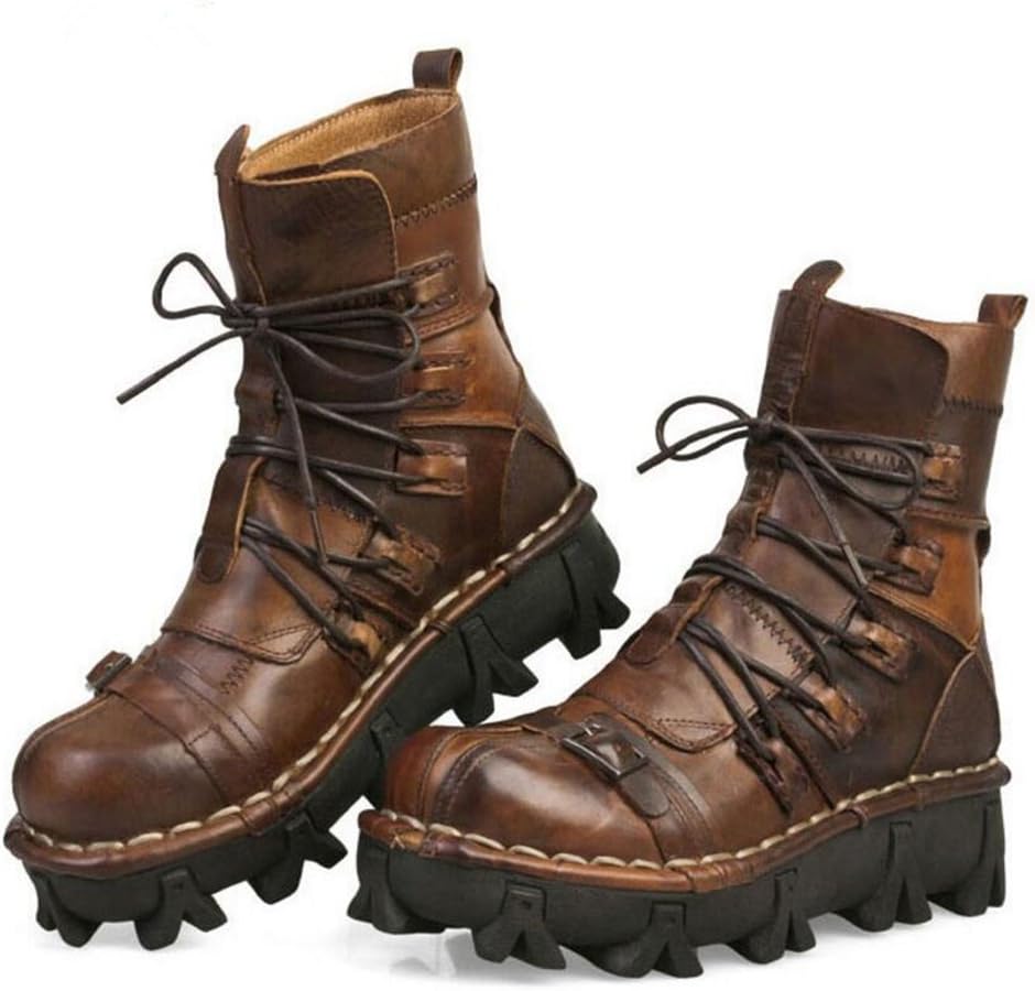 Мужские коричневые армейские ботинки Lorie Knight из натуральной кожи, с шнуровкой, панк, для мотоциклистов Lorie & Knight
Мужские коричневые армейские ботинки Lorie Knight из натуральной кожи, с шнуровкой, панк, для мотоциклистов Lorie & Knight