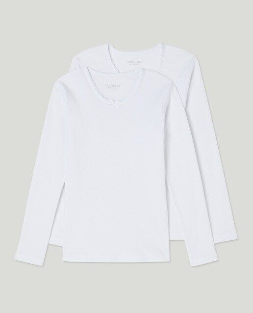 Комплект из 2 плюшевых термофутболок с длинными рукавами Cotton Juice, белый
Комплект из 2 плюшевых термофутболок с длинными рукавами Cotton Juice, белый