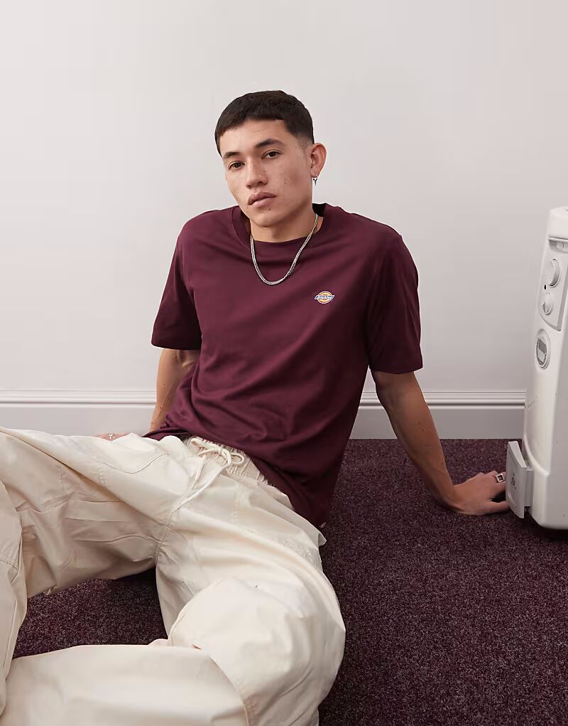 Футболка Mapleton с маленьким логотипом бордового цвета Dickies
Футболка Mapleton с маленьким логотипом бордового цвета Dickies