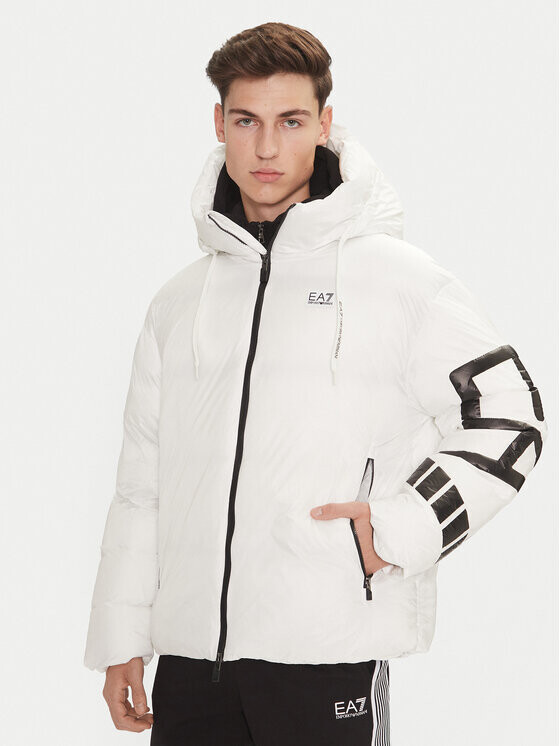 Пуховик стандартного кроя Ea7 Emporio Armani, белый
Пуховик стандартного кроя Ea7 Emporio Armani, белый