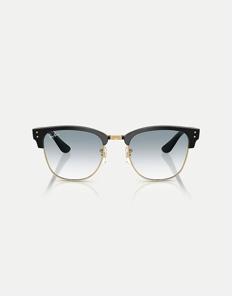 Солнцезащитные очки Ray-Ban Clubmaster с синими линзами в черно-золотой оправе 
Солнцезащитные очки Ray-Ban Clubmaster с синими линзами в черно-золотой оправе