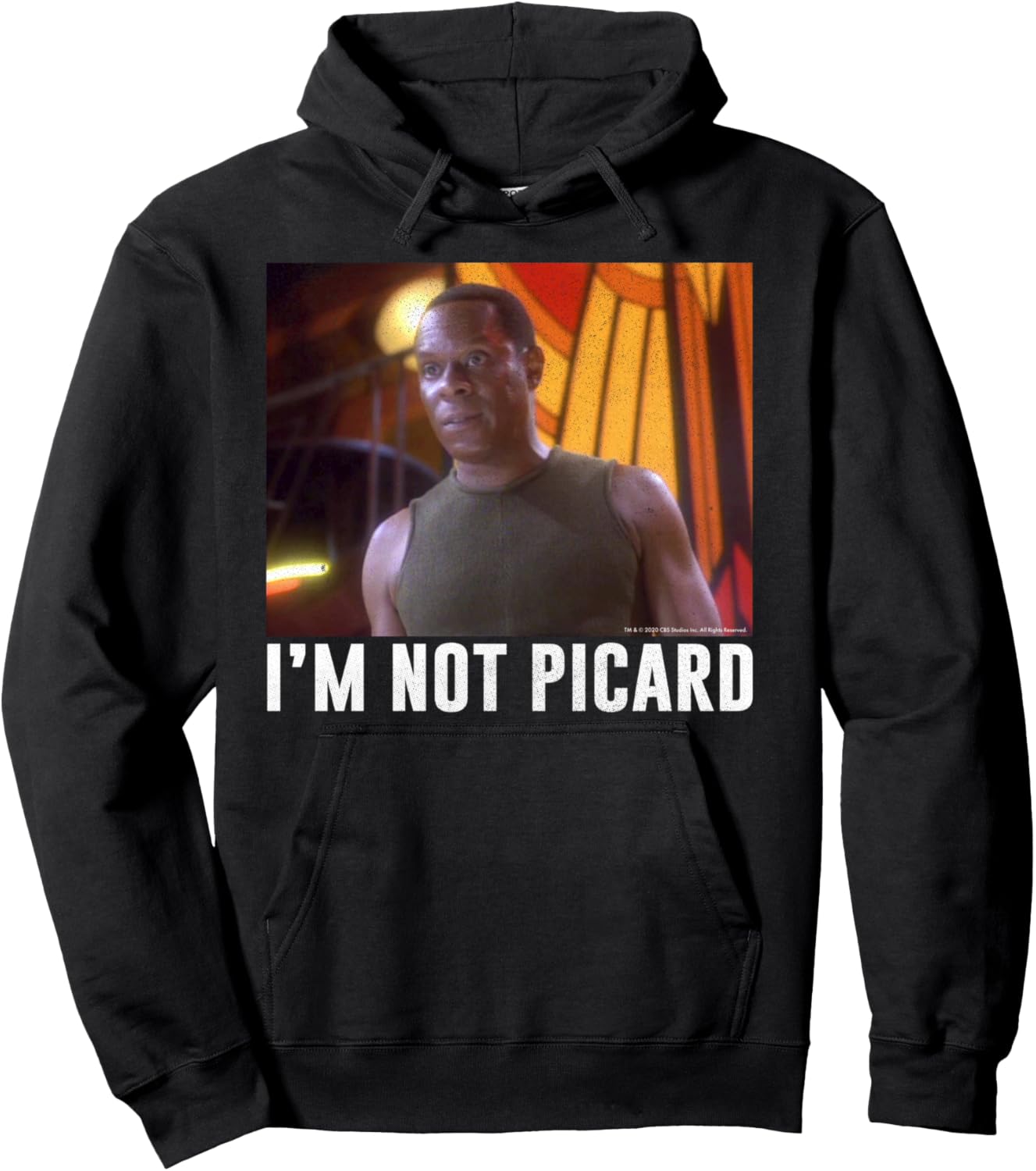 Толстовка Star Trek: Deep Space Nine Captain Sisko I'm Not Picard, черная
Толстовка Star Trek: Deep Space Nine Captain Sisko I'm Not Picard, черная