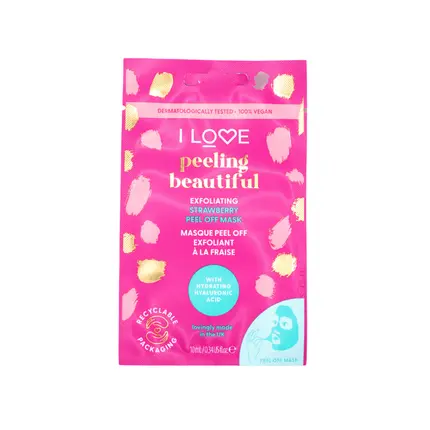 Красивая пилинговая тканевая маска-пилинг для лица - 10 мл I Love
Красивая пилинговая тканевая маска-пилинг для лица - 10 мл I Love