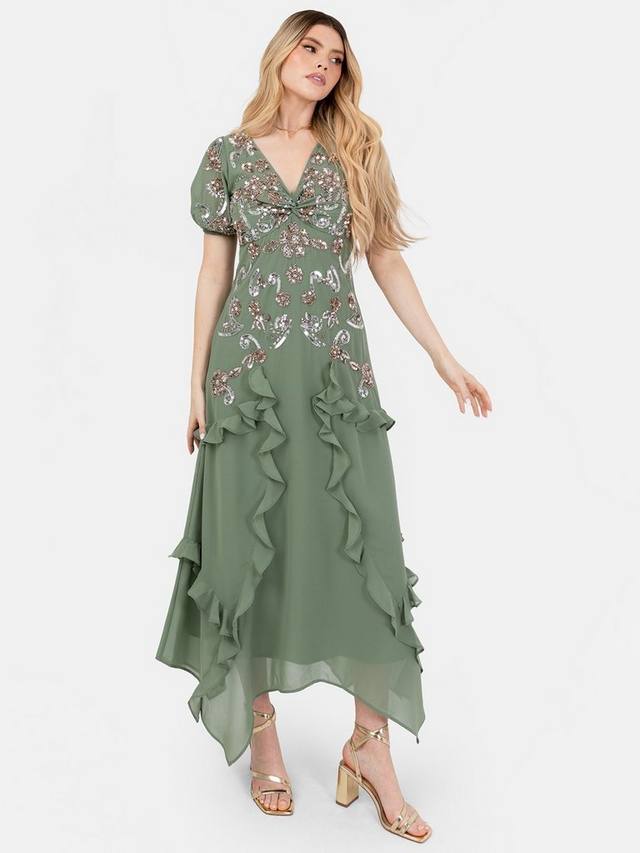 Платье миди с кружевным корсажем и декором Maya Deluxe, Deep Mint
Платье миди с кружевным корсажем и декором Maya Deluxe, Deep Mint