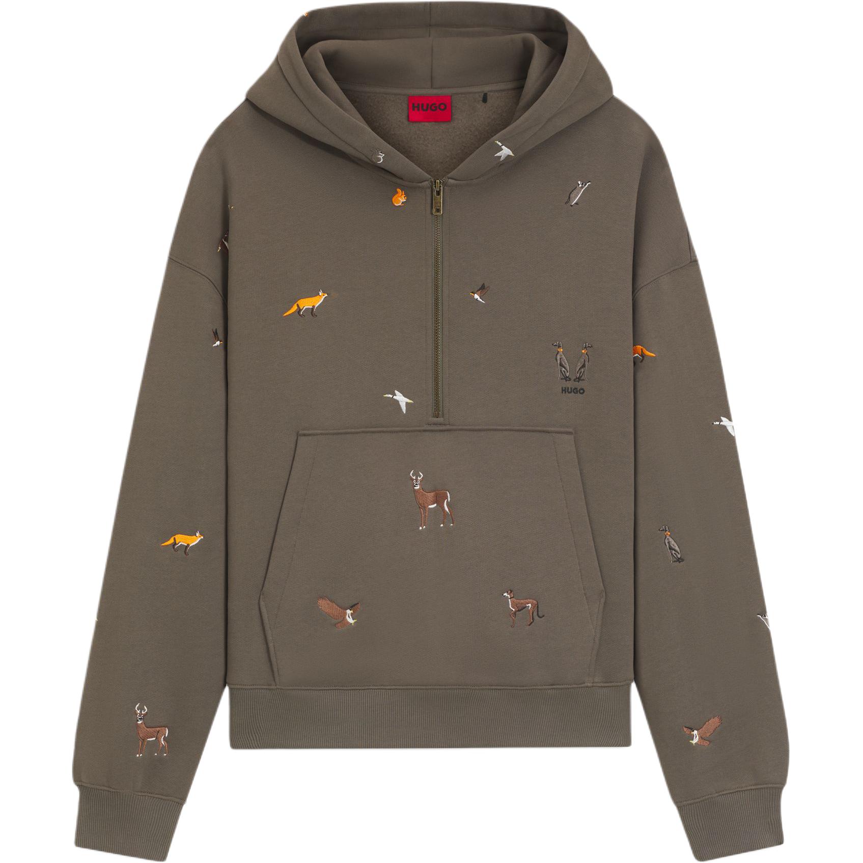 Худи хуго с вышивкой на молнии HUGO BOSS, серый
Худи хуго с вышивкой на молнии HUGO BOSS, серый