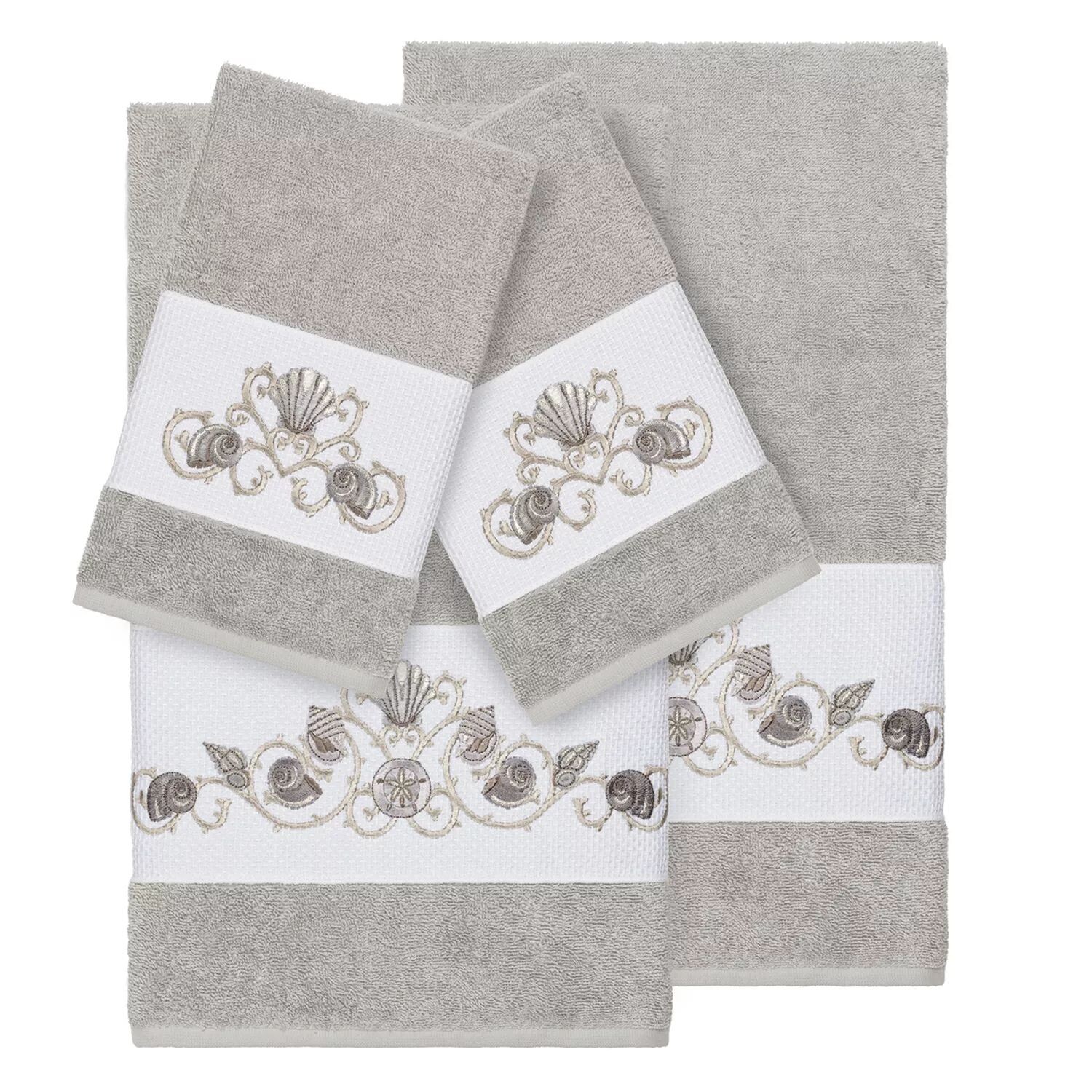 Linum Home Textiles Bella Набор украшенных банных полотенец из 4 предметов, светло-серый
Linum Home Textiles Bella Набор украшенных банных полотенец из 4 предметов, светло-серый