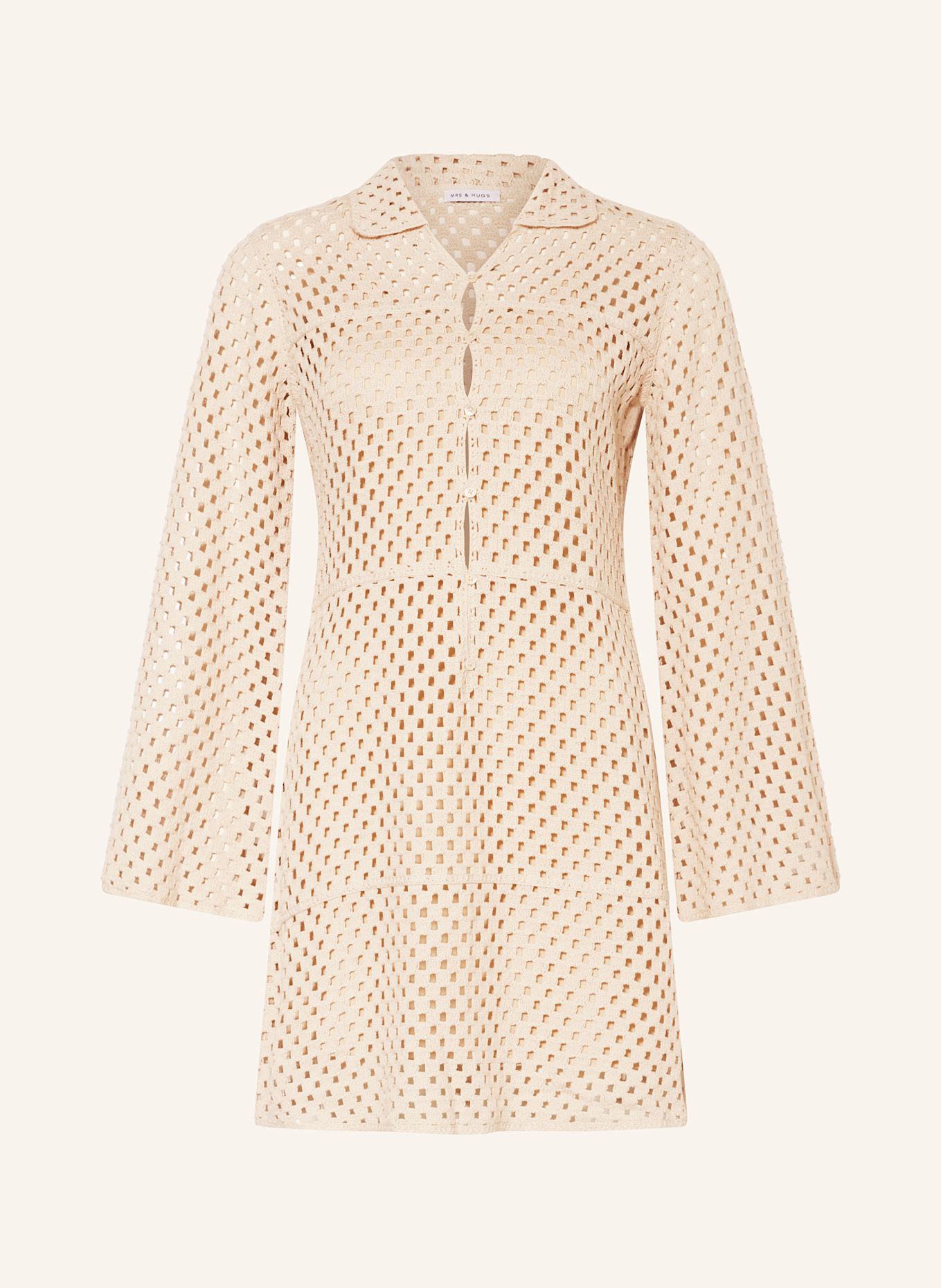Платье крючком Mrs & Hugs, бежевый
Платье крючком Mrs & Hugs, бежевый