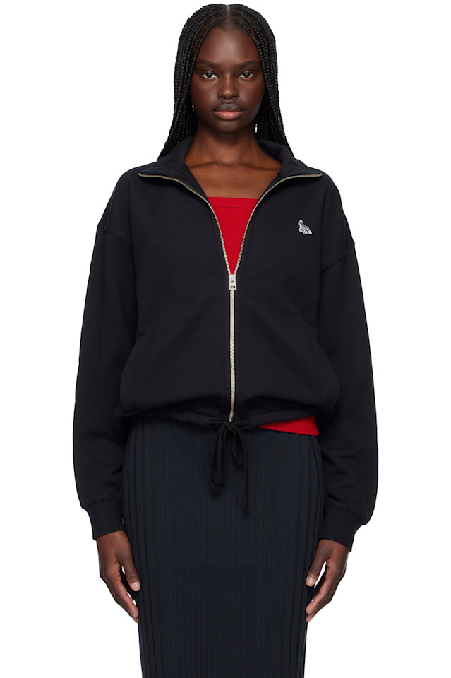 Толстовка с лисёнком на груди и молнией Maison Kitsuné, черный
Толстовка с лисёнком на груди и молнией Maison Kitsuné, черный