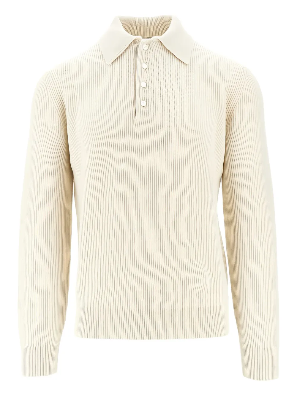 Вязаный свитер в рубчик Piacenza 1733, белый
Вязаный свитер в рубчик Piacenza 1733, белый