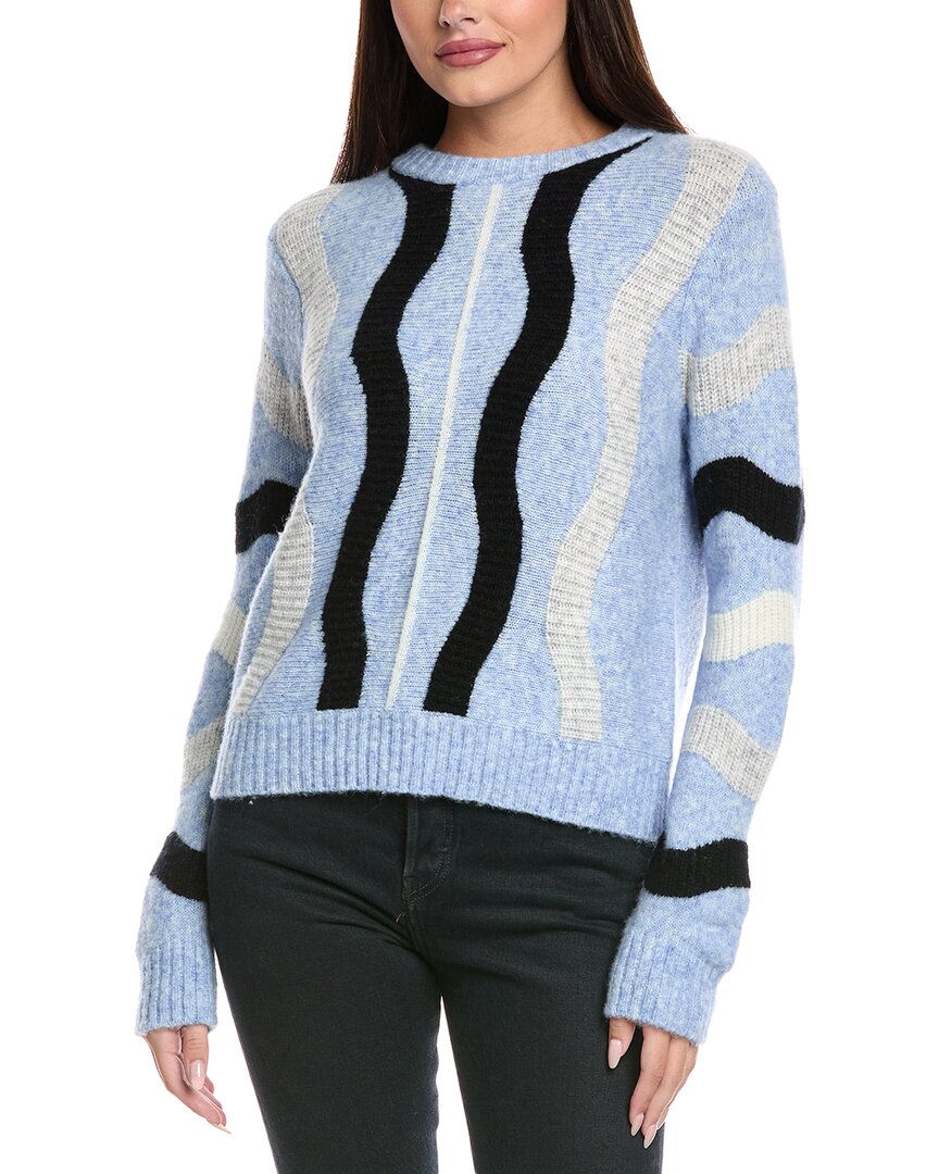 Асимметричный свитер из шерстяной смеси &Isla, синий
Асимметричный свитер из шерстяной смеси &Isla, синий