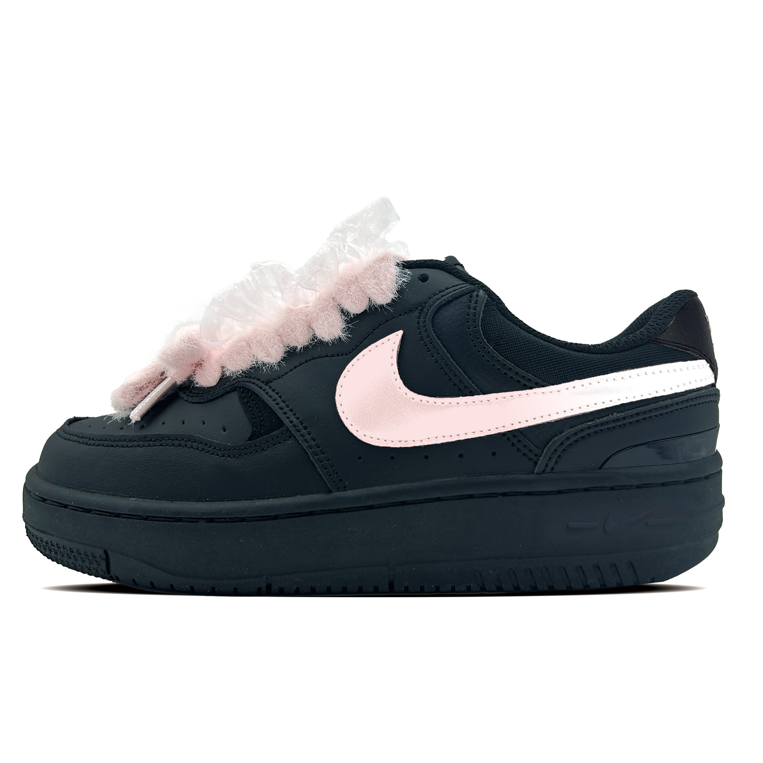 Nike Кроссовки для скейтбординга Gamma Force Pink Obsidian из синтетической кожи, износостойкие, низкие, унисекс, черный с розовым
Nike Кроссовки для скейтбординга Gamma Force Pink Obsidian из синтетической кожи, износостойкие, низкие, унисекс, черный с розовым