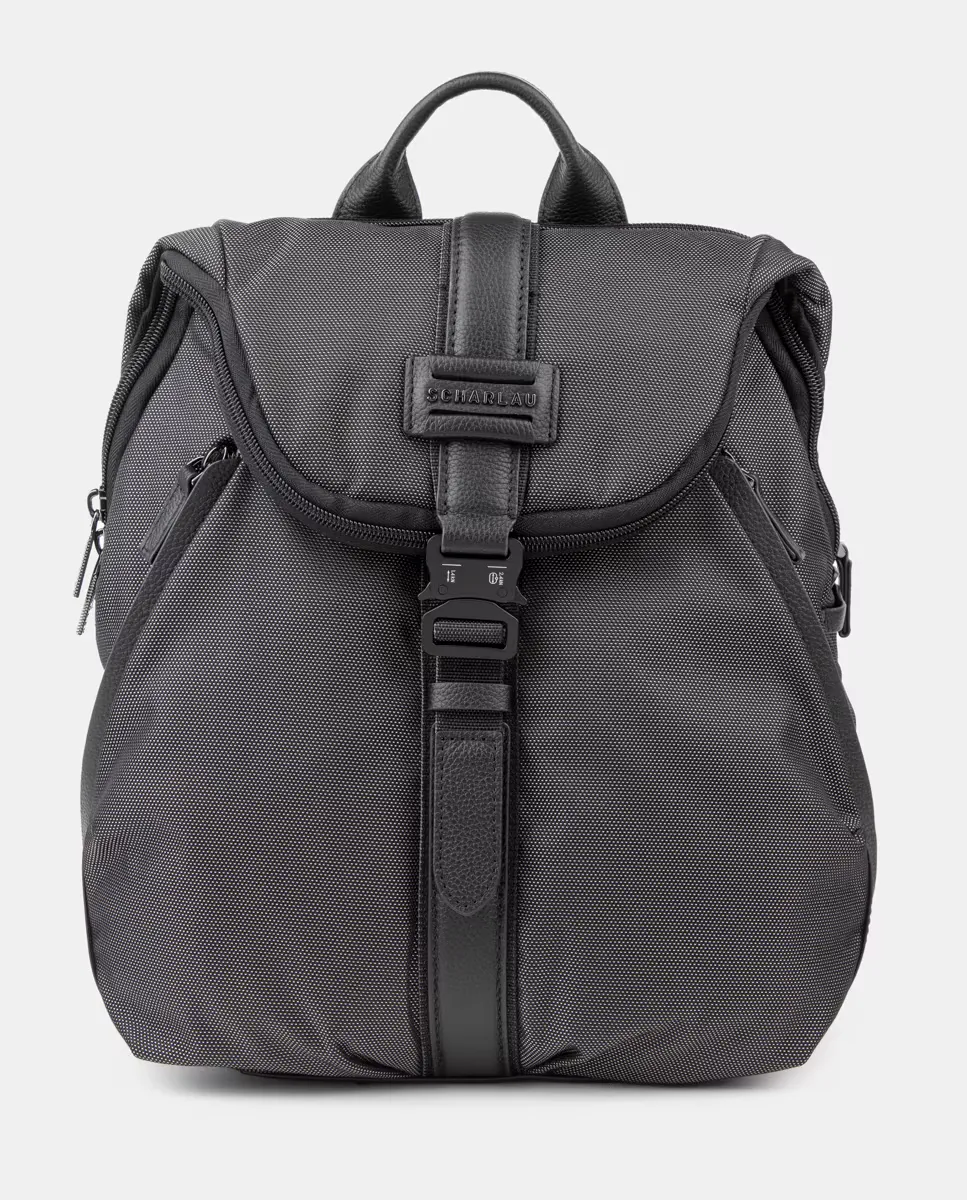 Женский рюкзак из ткани антрацитового цвета Scharlau, темно-серый
Женский рюкзак из ткани антрацитового цвета Scharlau, темно-серый