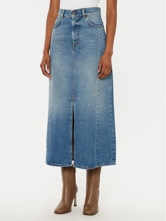 Джинсовая юбка обычного кроя Gesso 2515101061 Weekend Max Mara, синий
Джинсовая юбка обычного кроя Gesso 2515101061 Weekend Max Mara, синий