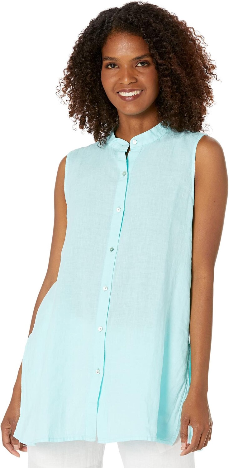 Рубашка Eileen Fisher Mandarin Collar Sleeveless Long Shirt in Garment Dyed Organic Handkerchief, цвет Aqua
Рубашка Eileen Fisher Mandarin Collar Sleeveless Long Shirt in Garment Dyed Organic Handkerchief, цвет Aqua