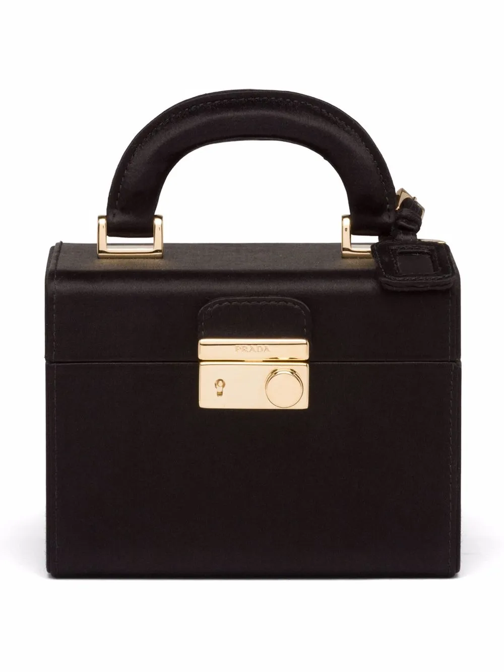 Шкатулка для украшений с логотипом Prada, черный
Шкатулка для украшений с логотипом Prada, черный