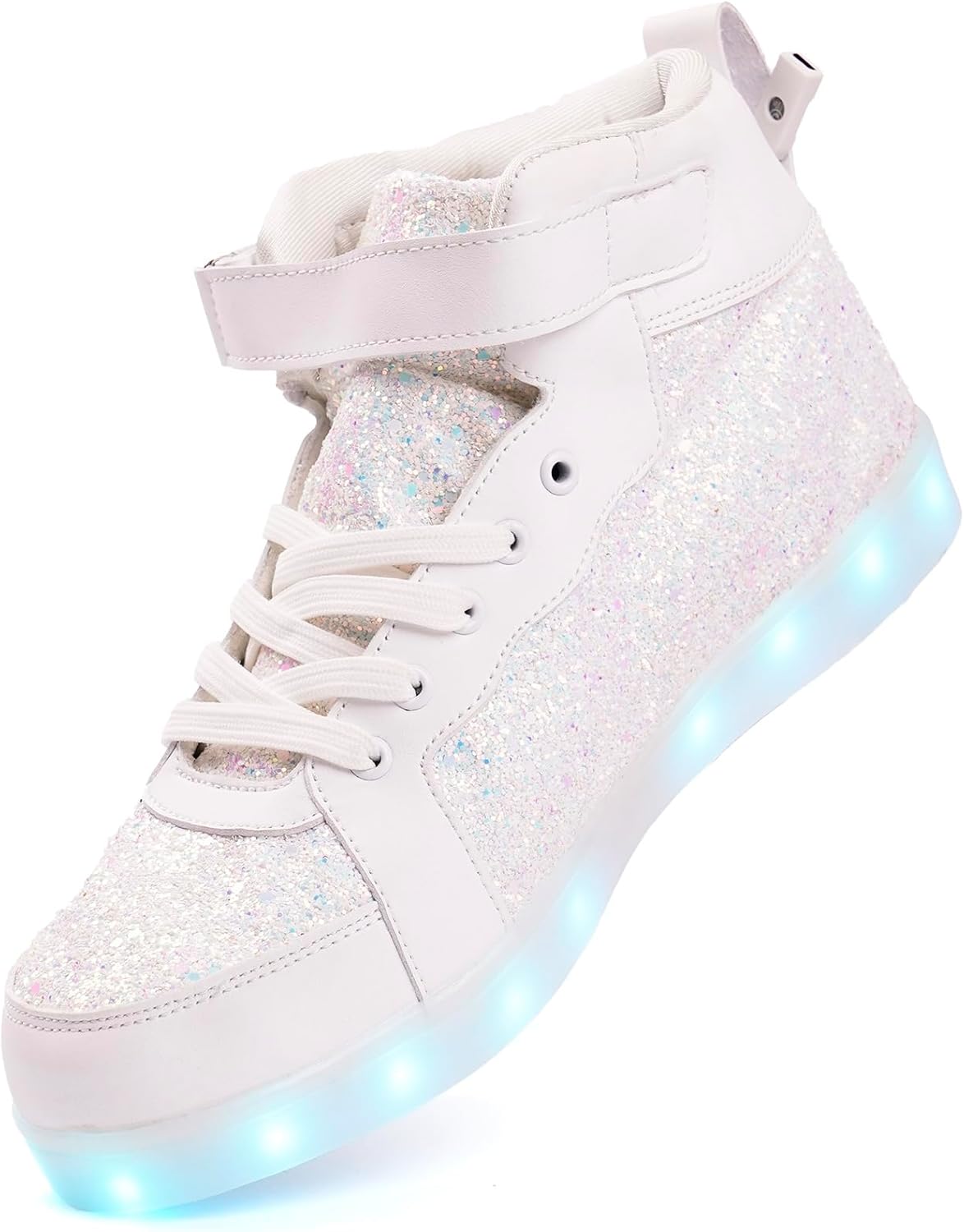 Светящиеся кроссовки с глиттером на шнурках для мужчин и женщин, мигающие танцевальные туфли для Хэллоуина, Рождественской вечеринки с USB-зарядкой Pyyiqi, мультиколор
Светящиеся кроссовки с глиттером на шнурках для мужчин и женщин, мигающие танцевальные туфли для Хэллоуина, Рождественской вечеринки с USB-зарядкой Pyyiqi, мультиколор