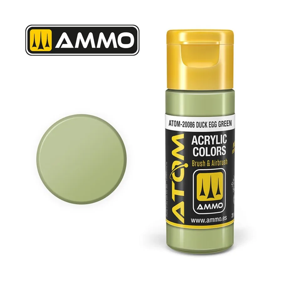 Утиное яйцо зеленое, ATOM Acrylic Paints
Утиное яйцо зеленое, ATOM Acrylic Paints