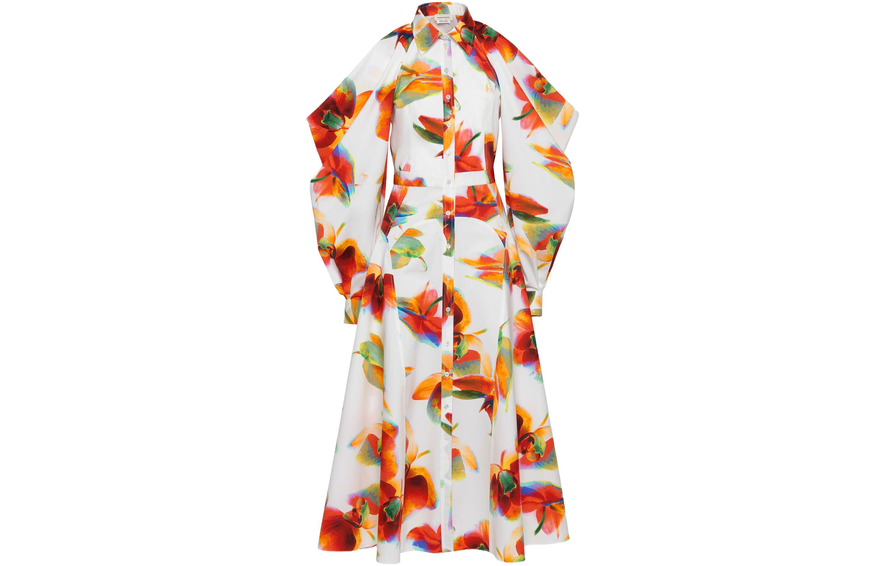 Длинное платье с длинными рукавами Женщины Оптик Уайт Alexander McQueen
Длинное платье с длинными рукавами Женщины Оптик Уайт Alexander McQueen