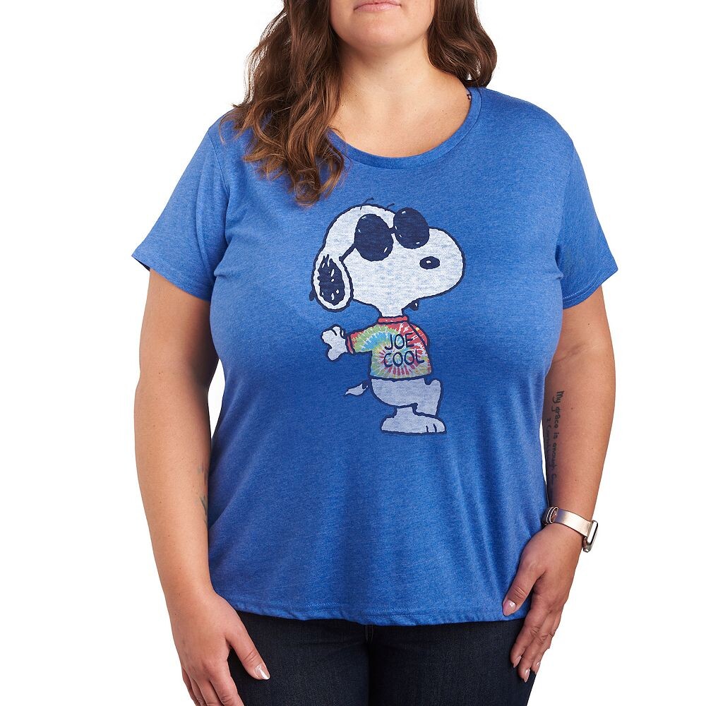 Футболка Plus Peanuts Snoopy Joe Cool с рисунком тай-дай Licensed Character, цвет Heather Royal Blue
Футболка Plus Peanuts Snoopy Joe Cool с рисунком тай-дай Licensed Character, цвет Heather Royal Blue