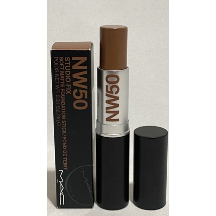 MAC Studio Fix Soft Matte Foundation Stick оттенок NW50 полный размер 0,32 унции / 9 г
MAC Studio Fix Soft Matte Foundation Stick оттенок NW50 полный размер 0,32 унции / 9 г