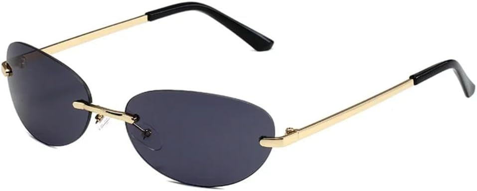 Панк-очки для активного отдыха без оправы для мужчин и женщин, круглая оправа, «кошачий глаз», ретро-модные солнцезащитные очки с защитой от УФ-излучения UV400 KTUCN, Gold Grey
Панк-очки для активного отдыха без оправы для мужчин и женщин, круглая оправа, «кошачий глаз», ретро-модные солнцезащитные очки с защитой от УФ-излучения UV400 KTUCN, Gold Grey