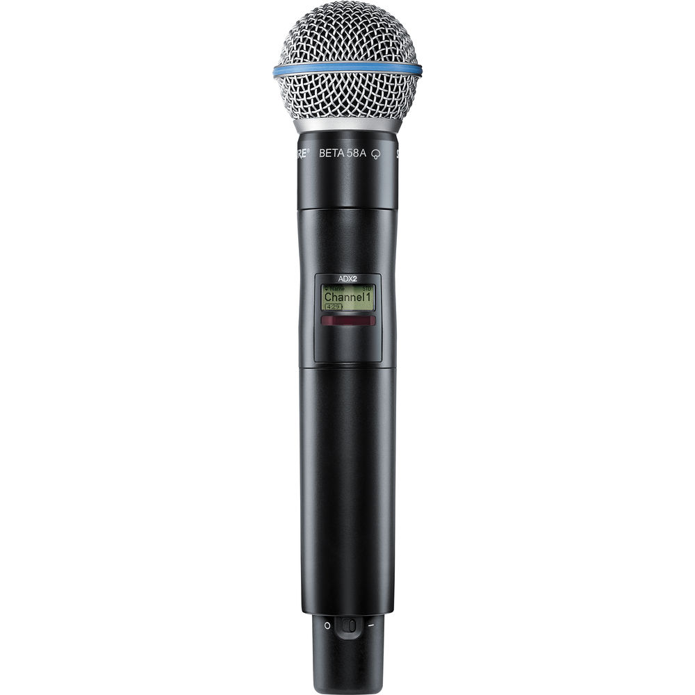 Беспроводной передатчик Shure ADX2/B58 Digital Handheld Wireless Microphone ADX2/B58-G57
Беспроводной передатчик Shure ADX2/B58 Digital Handheld Wireless Microphone ADX2/B58-G57