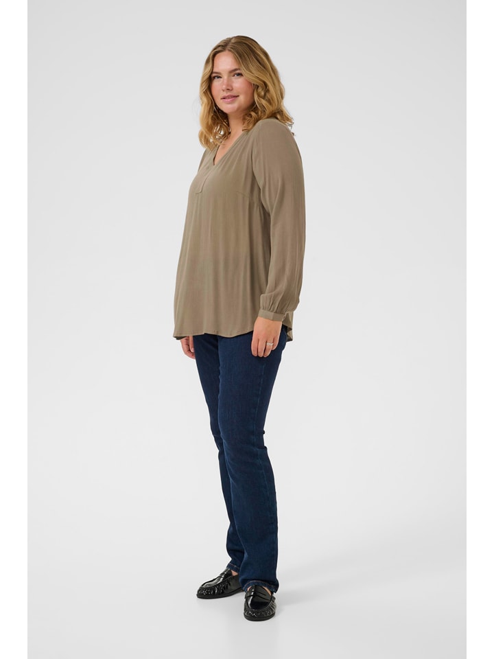 KAFFE curve Блузка цвета таупе
KAFFE curve Блузка цвета таупе