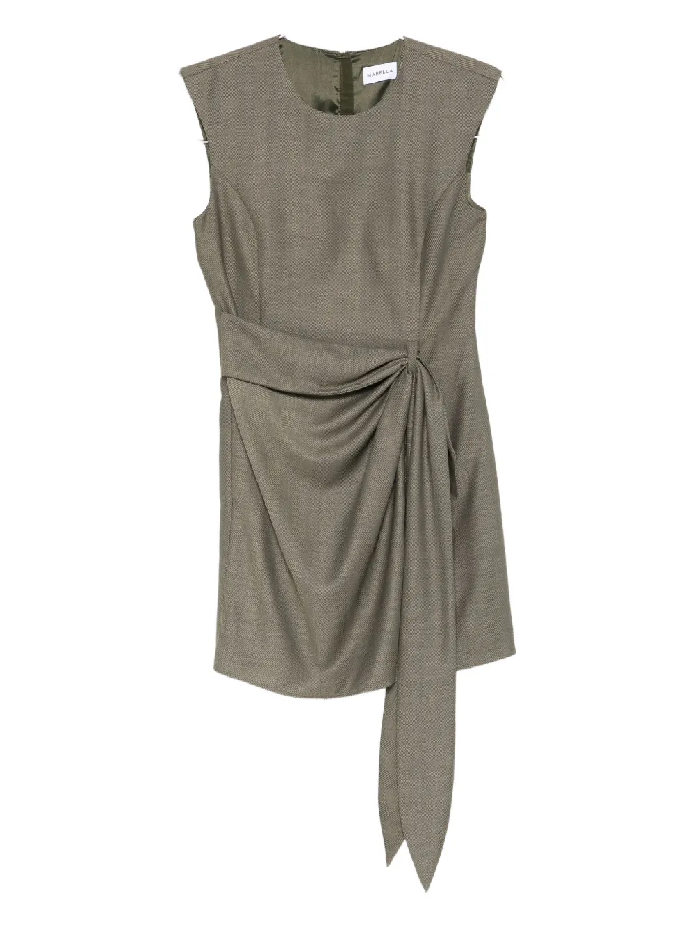 Платье без рукавов с завязками спереди Marella, зеленый
Платье без рукавов с завязками спереди Marella, зеленый