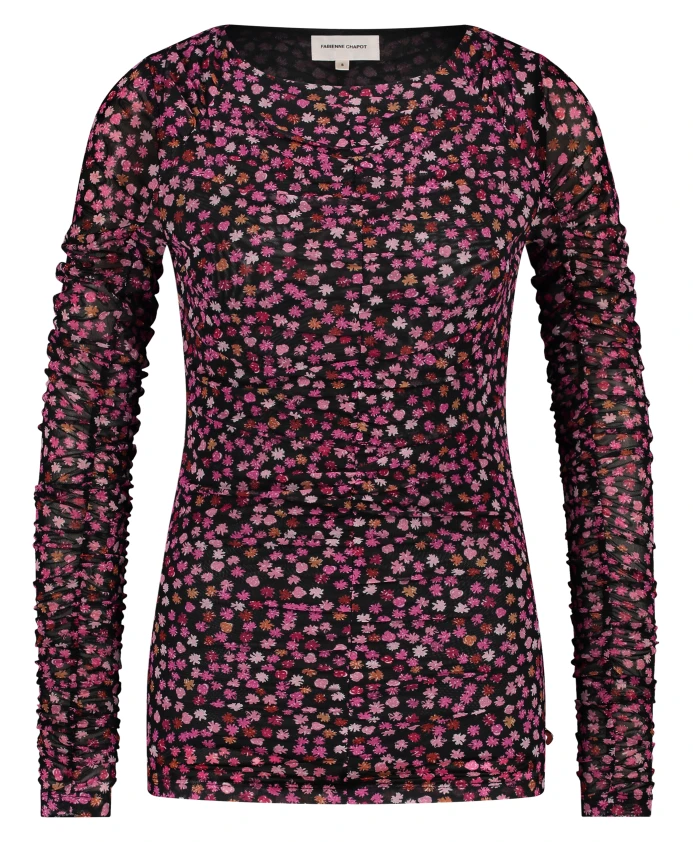Топ с длинными рукавами и цветочным принтом Fabienne Chapot, розовый
Топ с длинными рукавами и цветочным принтом Fabienne Chapot, розовый