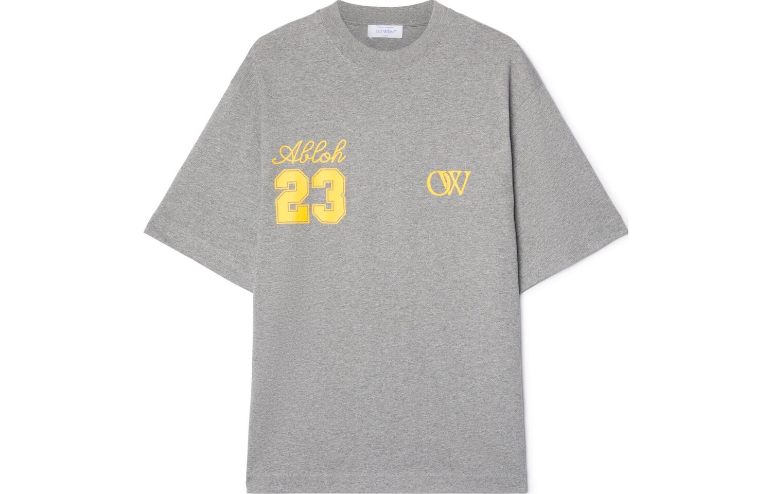 Футболка из хлопка с логотипом Off-White, серый
Футболка из хлопка с логотипом Off-White, серый