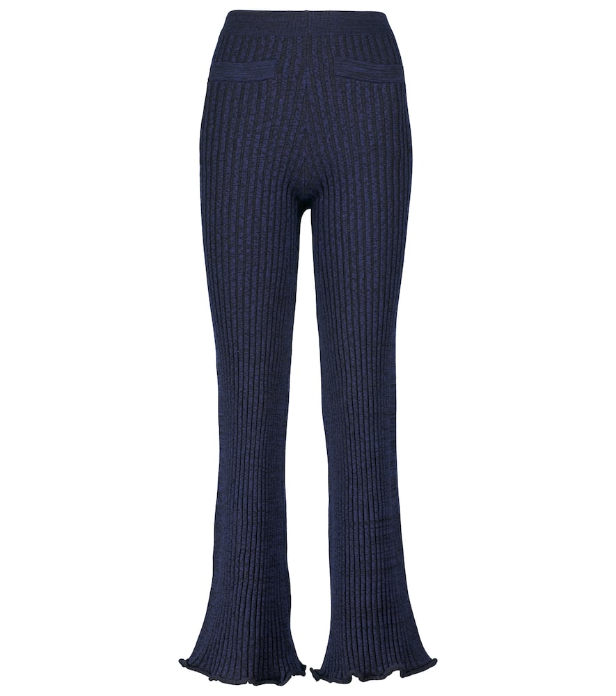 Брюки из ребристой шерсти x Kimura Tsunehisa Rabanne, Blue/Navy
Брюки из ребристой шерсти x Kimura Tsunehisa Rabanne, Blue/Navy